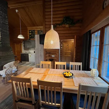 Charming Log Chalet, Yllaes, Wifi, 400m To Restaurants Kolari