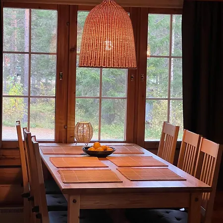 Charming Log Chalet, Yllaes, Wifi, 400m To Restaurants